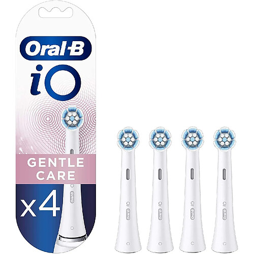 Oral-B iO Lot de 4 brossettes Nettoyage en douceur