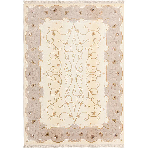 Vidal Tapis de laine 239x173 beige Darya