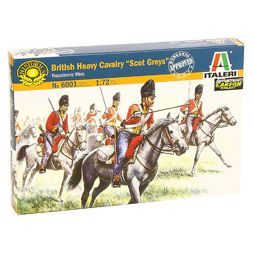 Italeri Figurines Guerres napoléoniennes : Cavalerie lourde britannique