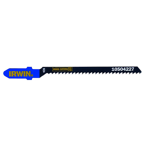 IRWIN - Lames de scie sauteuse T119B0 bois coupe courbe 83 mm - 5 lames