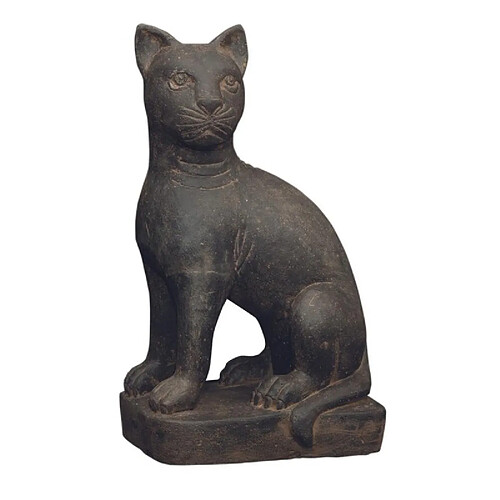 Jardinex Statue jardin chat... 45 cm - Gris anthracite