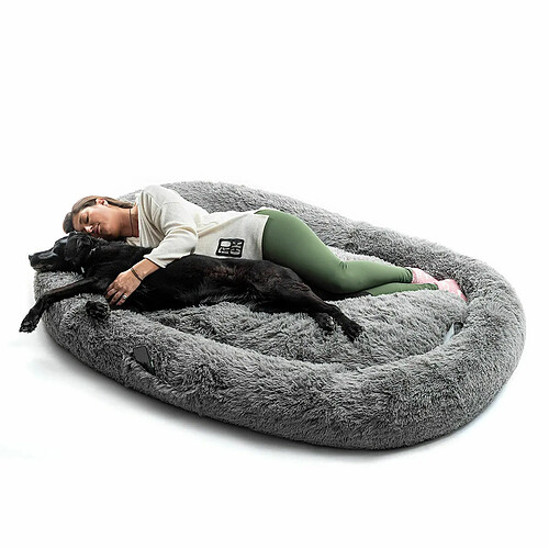 Lit de Chien pour Humains | Human Dog Bed XXL InnovaGoods Grey