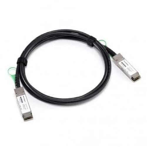 Alcatel-Lucent 20 Gigabit Direct Attached Copper cable - Netzwerkkabel - QSFP+ (M) - QSFP+ (M) - 40cm - für OmniSwitch 6860-24, 6860-P24 (OS6860-CBL-40)