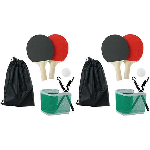 Mister Gadget Jeu mini ping pong mobile (Lot de 2).