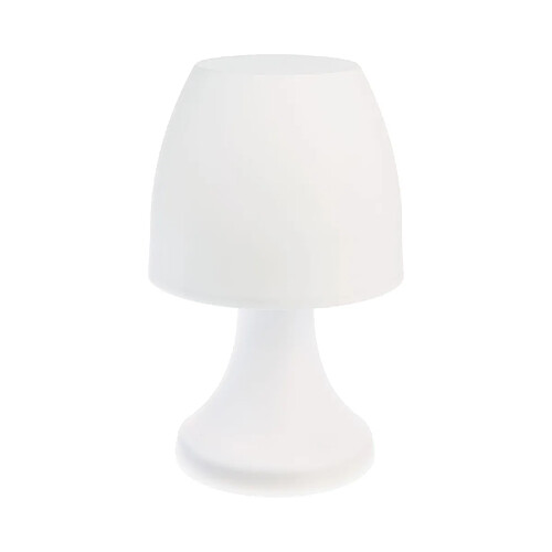 Toilinux Lot 2x Lampe LED - H. 19,5 cm. - Blanc