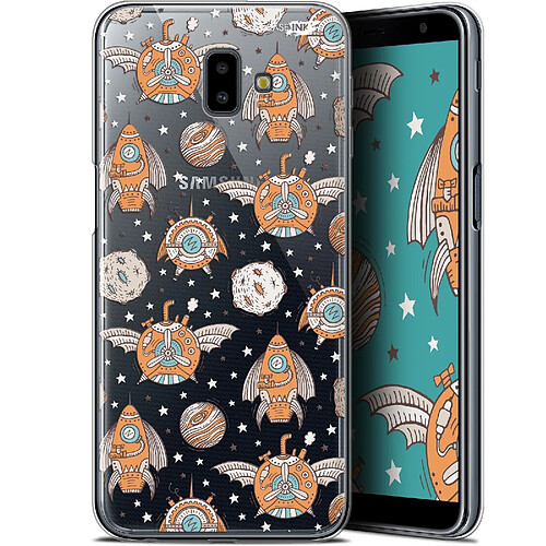 Caseink Coque arrière Samsung Galaxy J6 Plus J6+ (6.4 ) Gel HD [ Nouvelle Collection - Souple - Antichoc - Imprimé en France] Punk Space