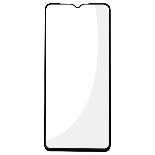 Avizar Verre Trempé pour Oppo A78 résistant dureté 9H Transparent Bord biseauté noir