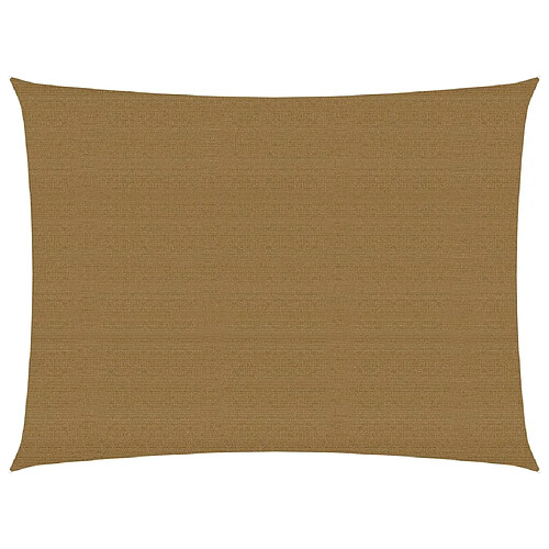 ComfortXL Voile D'ombrage 160 G/m² Taupe 3,5x4,5 M Pehd