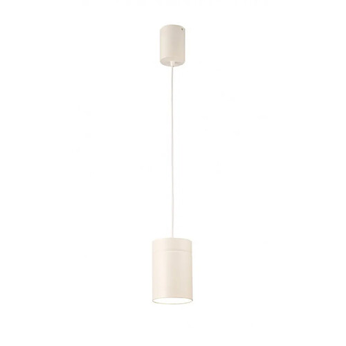 Luminaire Center Suspension design Fusion blanc mat 1 ampoule 40cm