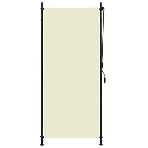 vidaXL Store roulant d'extérieur 100 x 270 cm Crème