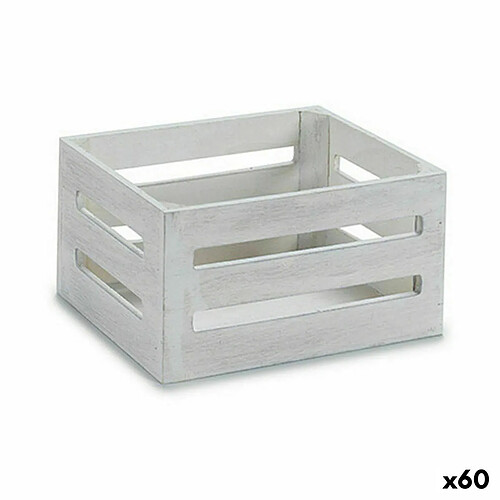 Gift Decor Boîte Décorative Blanc Bois 16 x 8 x 11 cm (60 Unités)