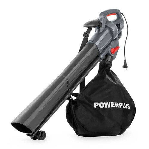 Souffleur de feuilles électrique - POWERPLUS - POWEG9014 - 3300 W - 270 km/h - 40 L - Gris