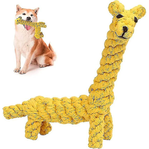 Jouets à mâcher pour animaux, jouets pour chiens, jouets à corde pour chiens, jouets pour chiots, ensemble pour chiens, cadeau interactif pour animaux de compagnie - Snngv