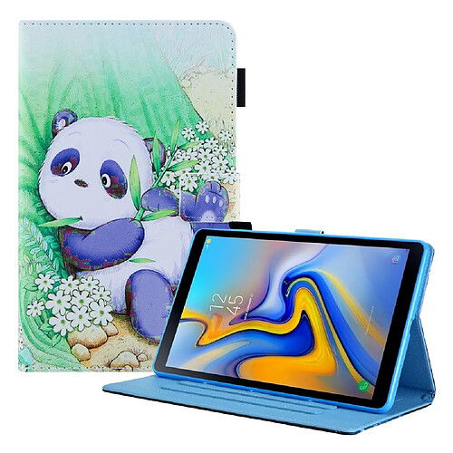 Etui en PU Impression de motifs avec support panda et bambou pour votre Samsung Galaxy Tab A7 Lite 8.7 pouces (2021) T220/T225