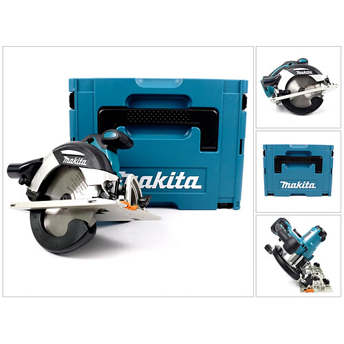 Makita DHS 630 ZJ Scie circulaire à main sans fil 18 V, 165 mm + Makpac + Insert