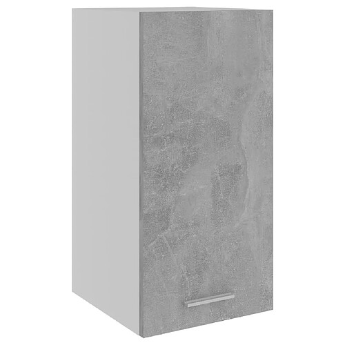 vidaXL Armoire suspendue Gris béton 29,5x31x60 cm Bois d'ingénierie