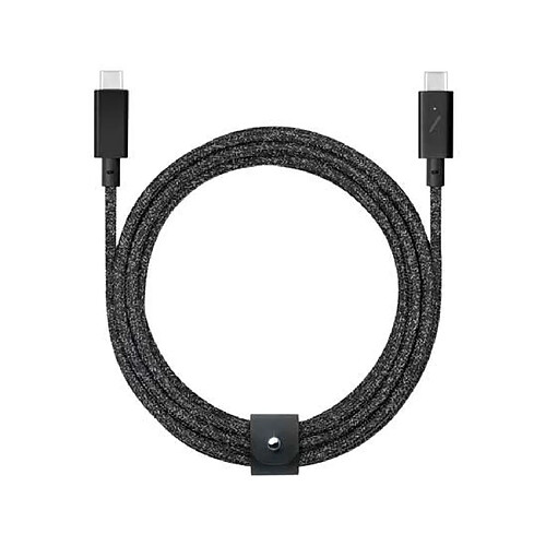 NATIVE UNION Câble Eco Belt USB-C vers USB-C - 2.4m Cosmos Noir