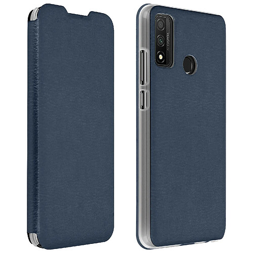 Avizar Étui Huawei P smart 2020 Portefeuille Clapet Porte-carte Bleu Nuit