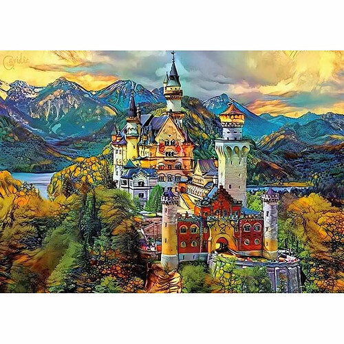 Educa Borras Puzzle Educa Neuschwanstein Castle 1000 Pièces