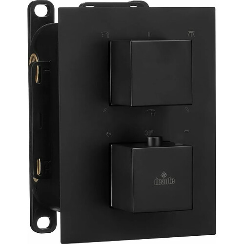 DEANTE BXY_Neat Panneau de Robinet pour Le mélangeur thermostatique encastré Box, Nero