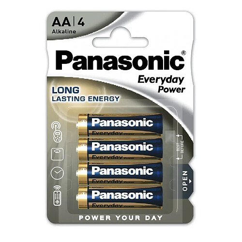 Panasonic LR6EPS/4BP pile domestique Batterie à usage unique AA Alcaline