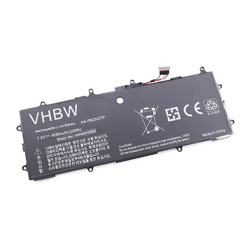 vhbw batterie compatible avec Samsung 915S3G-K01, 915S3G-K02, 915S3G-K02CA, 915S3G-K04, 915S3G-K05, K05CN laptop (4080mAh, 7.5V, Li-Polymère)