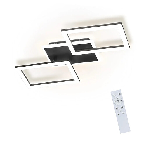 ZMH Trois Rectangle Cristal - LED Blanc