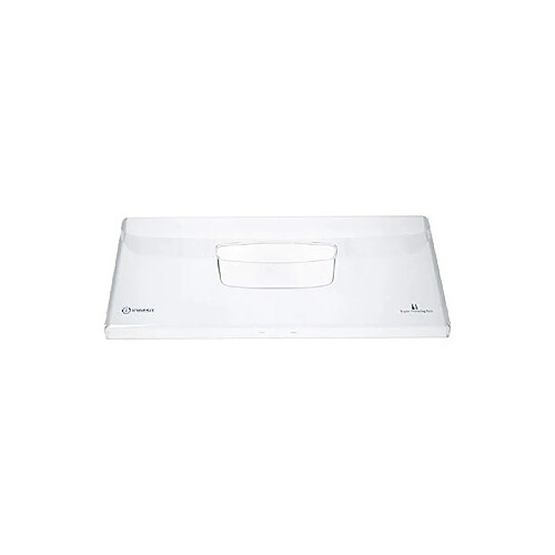 Façade de tiroir transparente 43 x 19,7 cm pour réfrigérateur / congélateur indesit