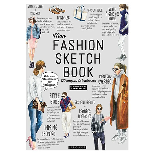 Mon fashion sketch book : 120 croquis de tendances · Occasion