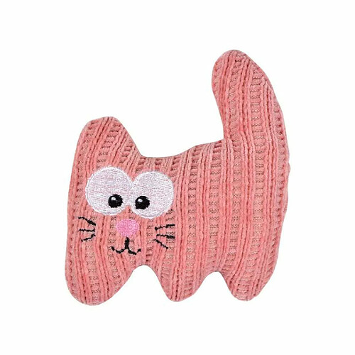 Paris Prix Jouet Peluche pour Chat Boho Cat 12cm Bois de Rose