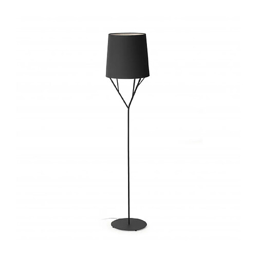 faro Lampadaire noir Tree 1 ampoule