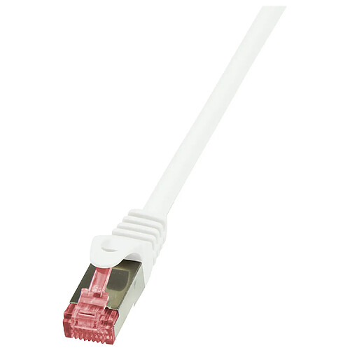 LogiLink Câble patch, Cat. 6, S/FTP, 20 m, blanc ()