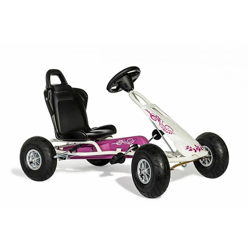 Rolly Toys Kart à pédales rose FerbedoGoKart Air Runner