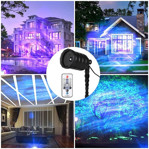 Wewoo 9W RVB IP65 imperméabilisent la lumière de paysage en aluminium de coquille, projecteur de lampe de pelouse avec la télécommande de 12 touches