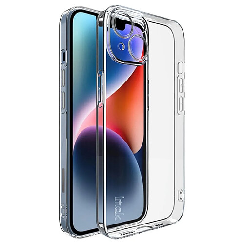 Coque en TPU IMAK transparent, anti-poussière, flexible pour votre iPhone 14 - transparent