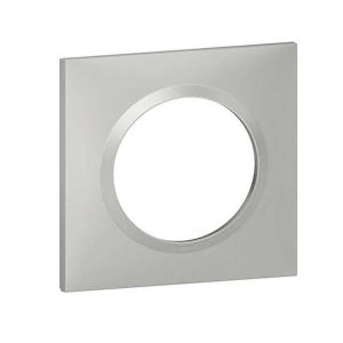 plaque legrand dooxie - 1 poste - aluminium - legrand 600851