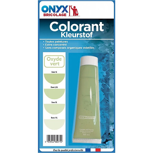 Colorant universel ""Colortech"" - Oxyde Vert - 60 ml - ONYX