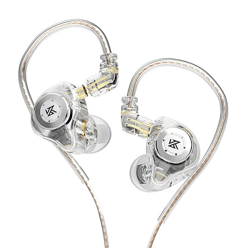 GUPBOO Kz EDXpro Écouteurs Hi-Fi dynamiques Écouteurs de sport intra-auriculaires Écouteurs filaires avec contrôle du volume Réduction du bruit Écouteurs de sport de musique