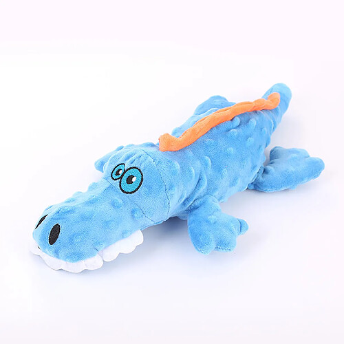 Peluche crocodile en peluche coutures renforcées peluche douce et durable, jouets en peluche avec matériau en coton résistant à la mastication