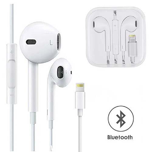 Universal Écouteurs Bluetooth 10/8/8Plus X Lightning Stéréo pour