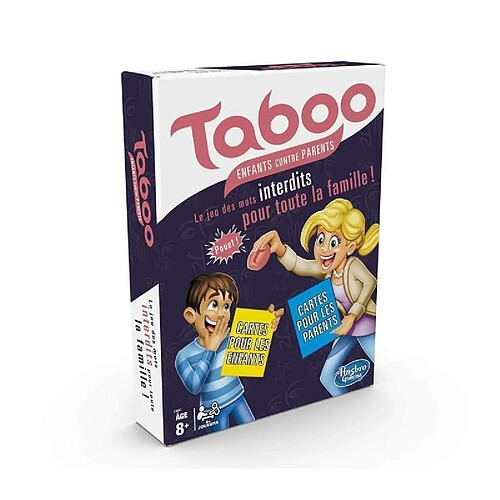 HASBRO GAMING - Taboo, Edition Famille - Jeu de Societe, Jeu de Reflexion version francaise