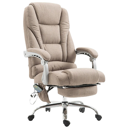 Non Chaise de bureau en tissu Pacific avec fonction massage