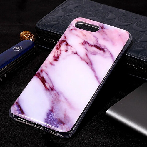 Wewoo Coque Marbre Motif TPU Pour Huawei Honor 10 Violet