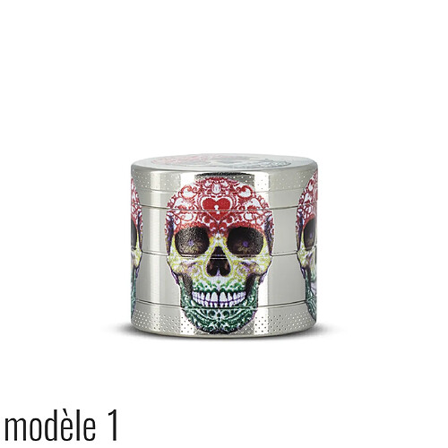 Grinder 40 mm 4 parties Skull Modèle 1