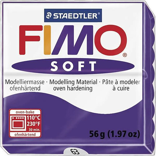 Pâte Fimo 57 g Soft Prune 8020.63 - Fimo