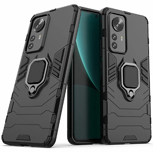 Coque en TPU antichoc avec béquille noir pour votre Xiaomi 12 Pro