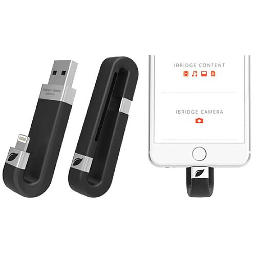 Leef Clé USB ''Ibridge 2.0'' 32 Go - Noire