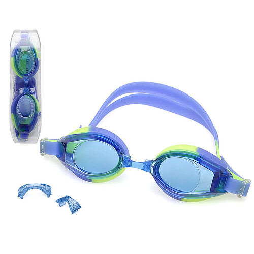 BigBuy Sport Lunettes de bain pour adultes Bleu