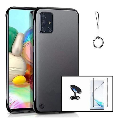 PHONECARE Kit Verre Trempé 5D Full Cover + Coque Invisible Bumper + Support de Voiture Magnétique - Samsung Galaxy Note 20 Ultra 5G