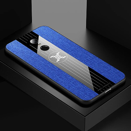 Wewoo Coque Souple Pour Xiaomi Redmi 5 Plus XINLI étui de protection en TPU antichoc Texture Bleu